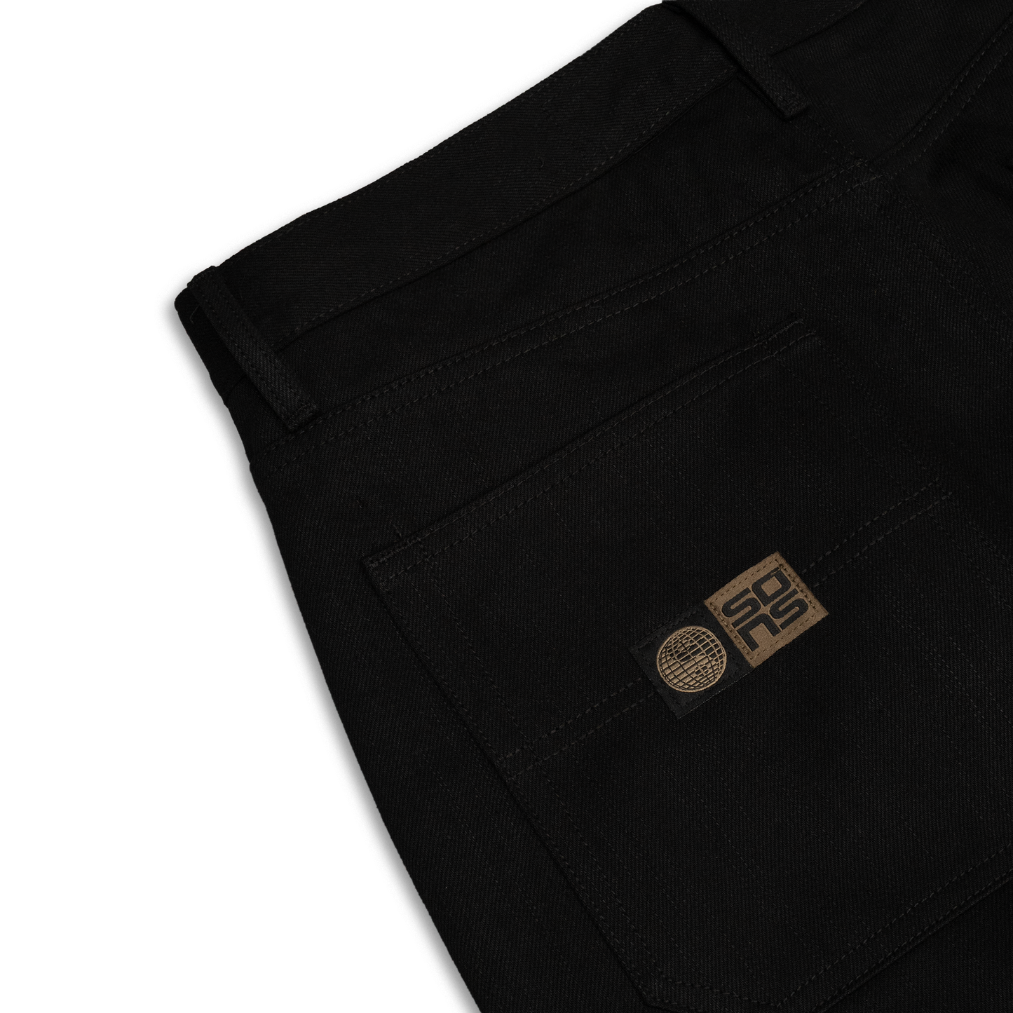 Denim Work Pants - Black