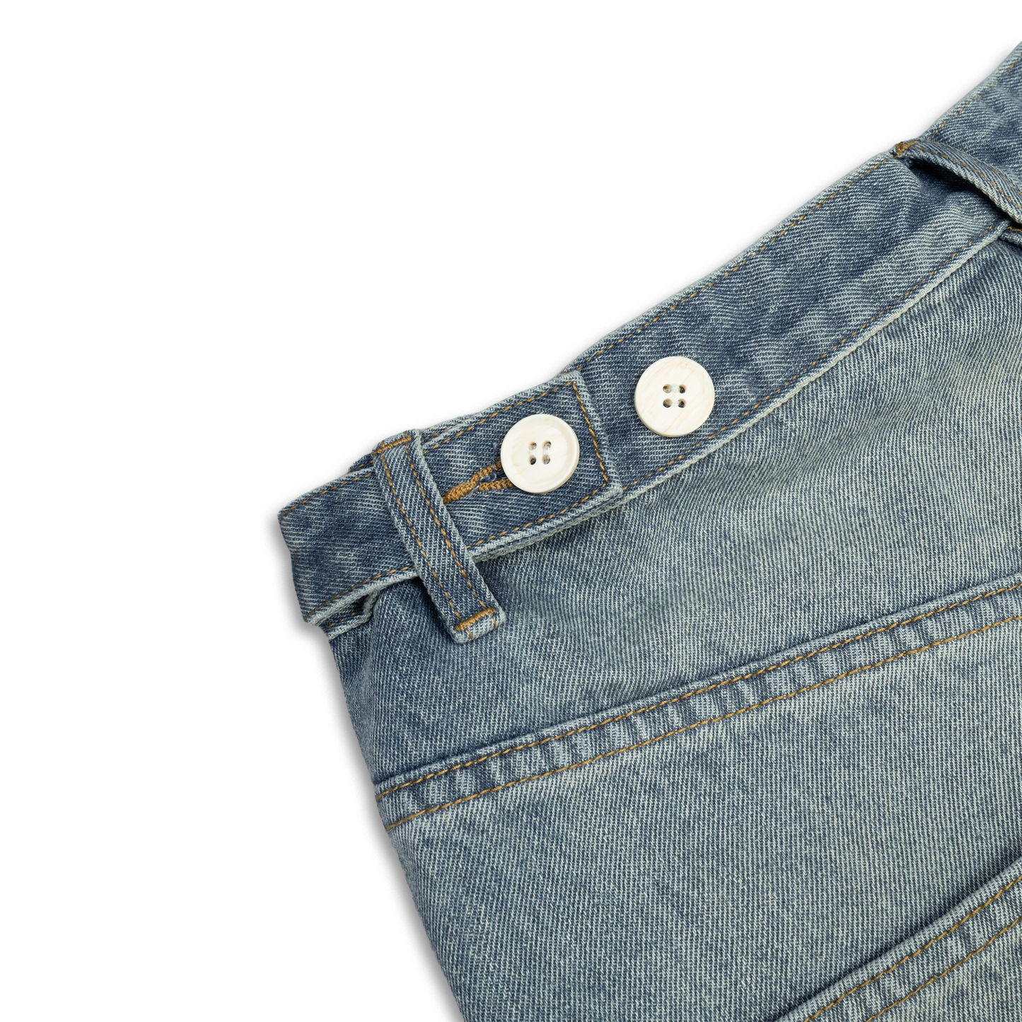 Darwin Denim Shorts - Washed Blue