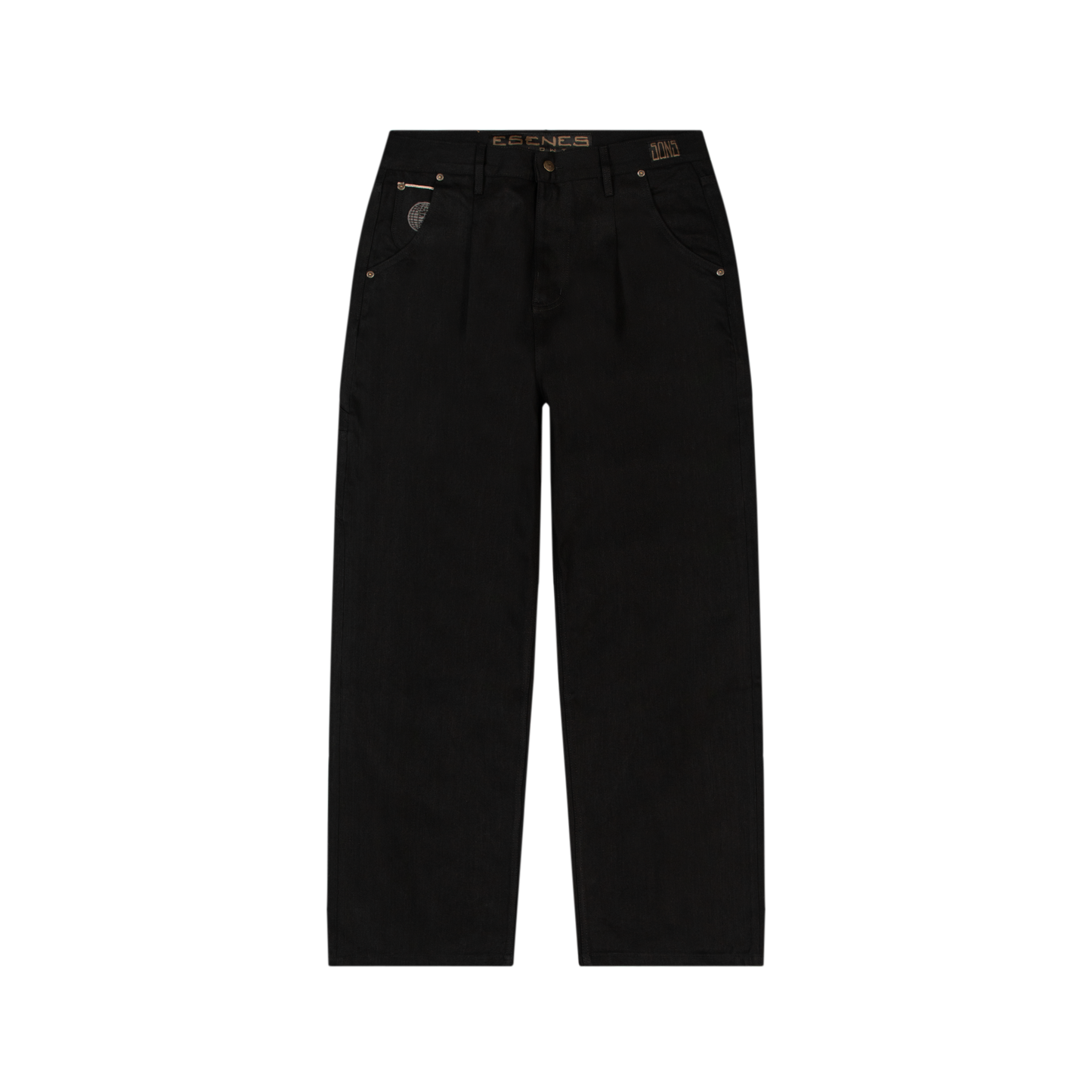 Denim Work Pants - Black