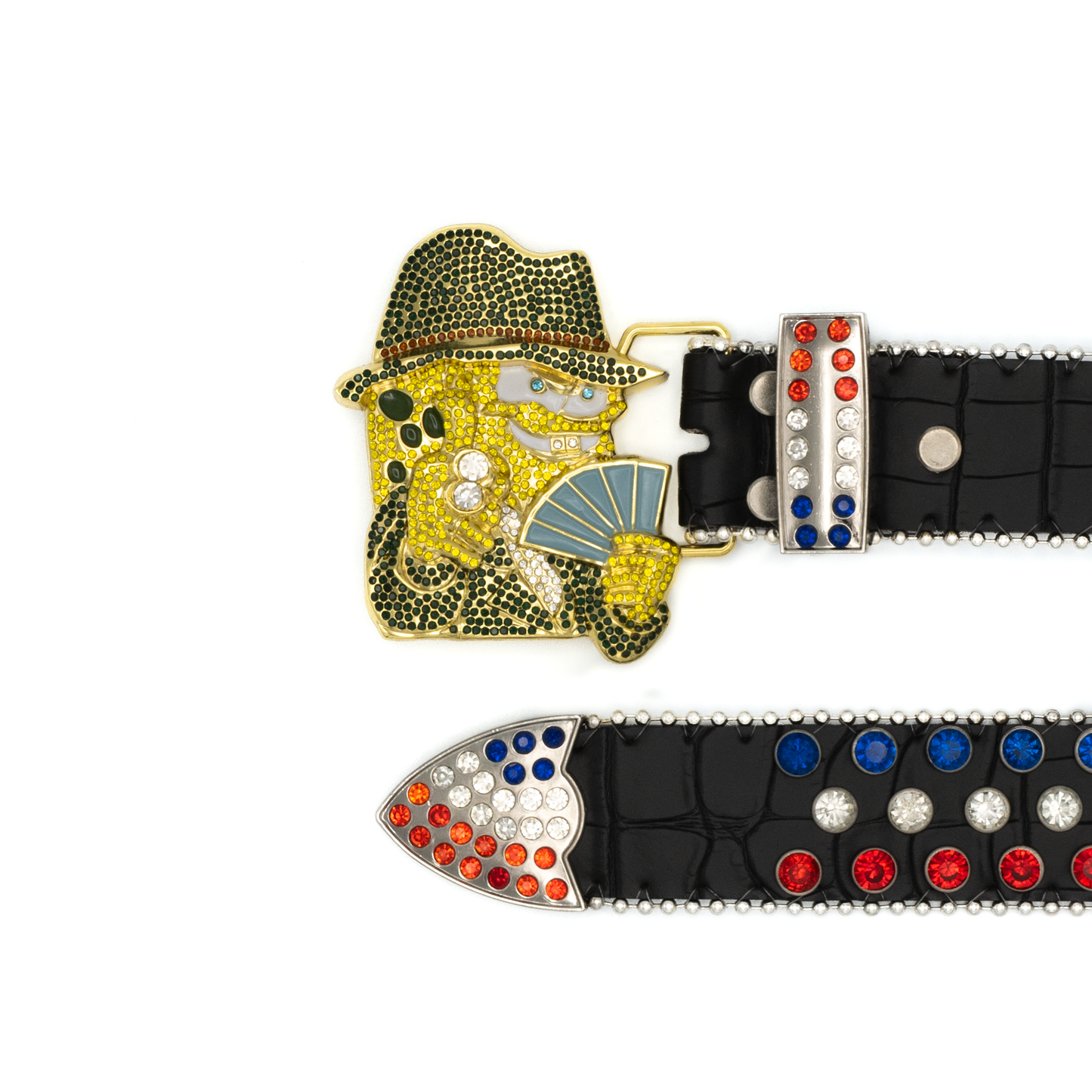 BB Spongebelt - Black Croc