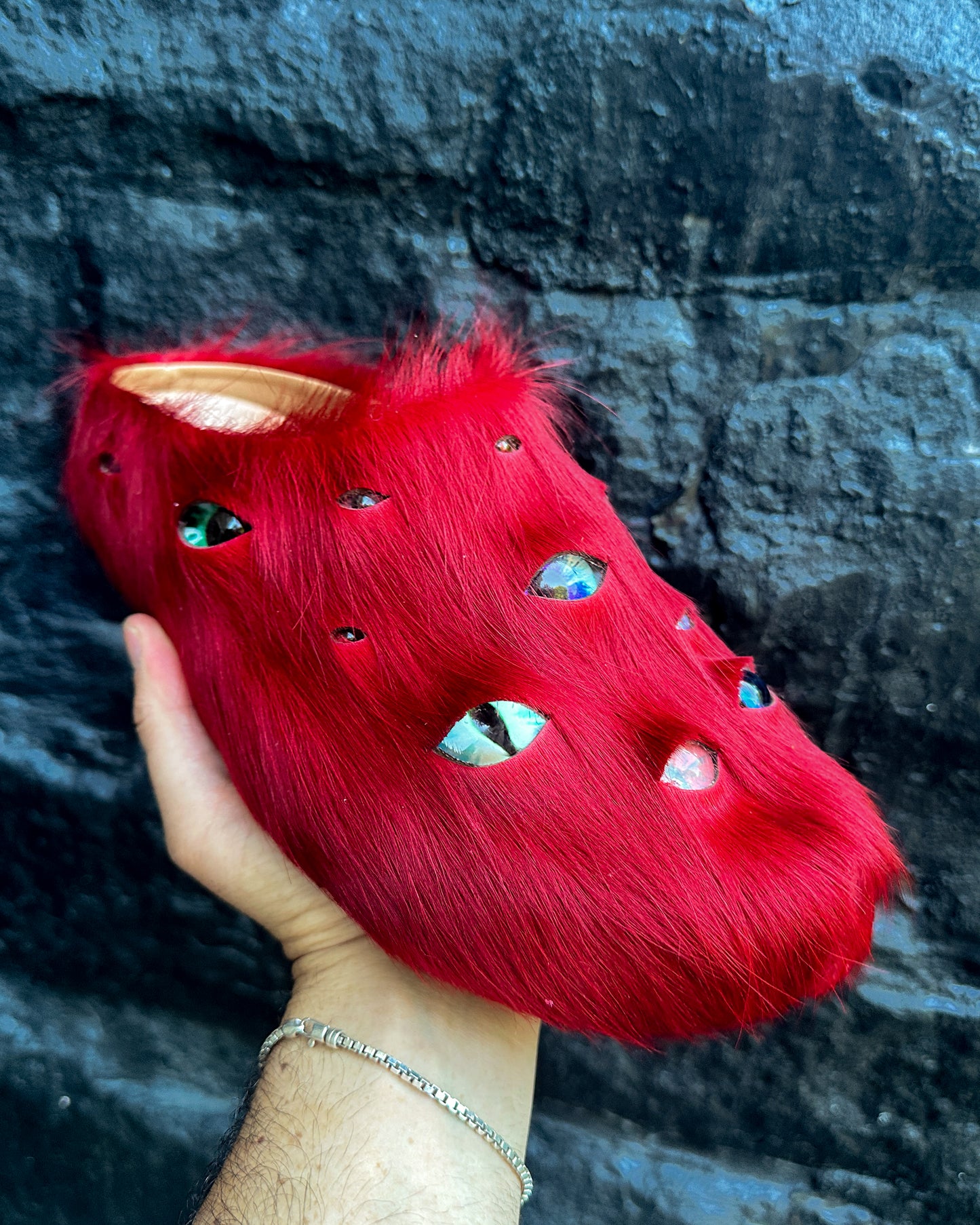 Eyeball Mules - Red