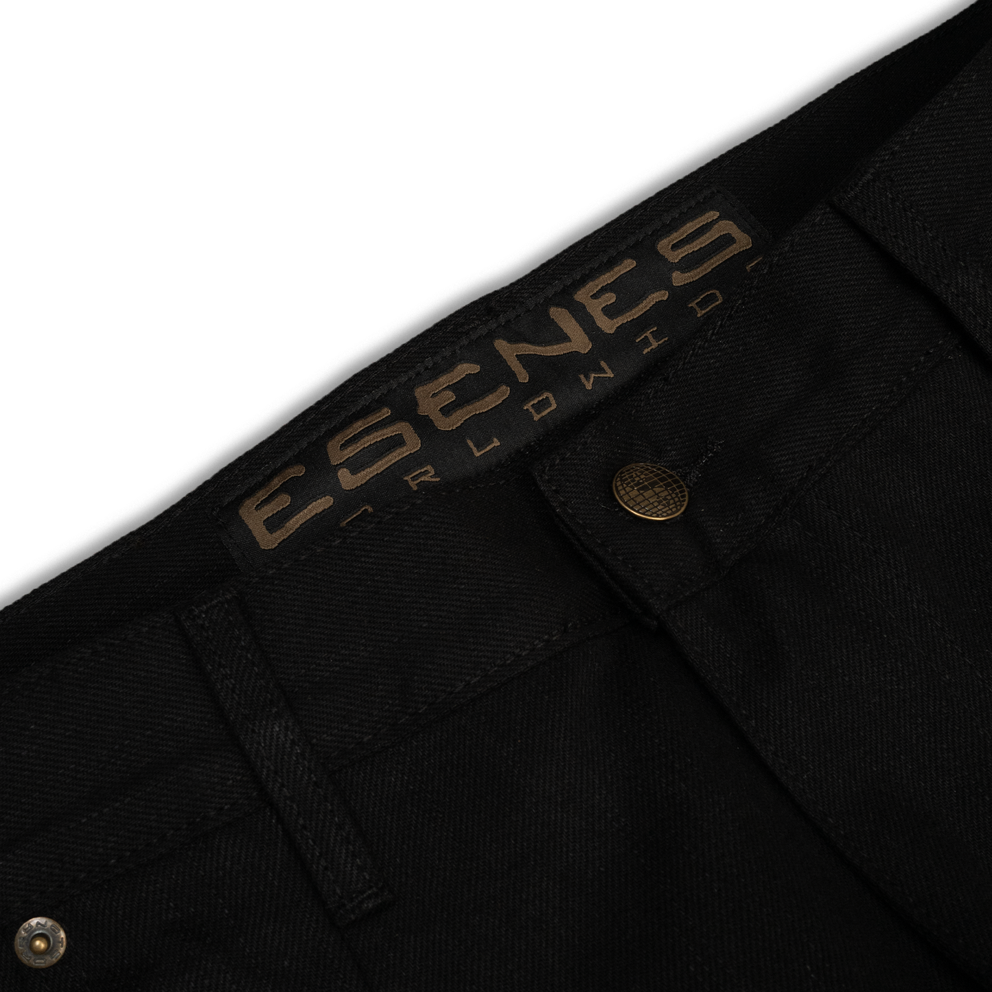 Denim Work Pants - Black
