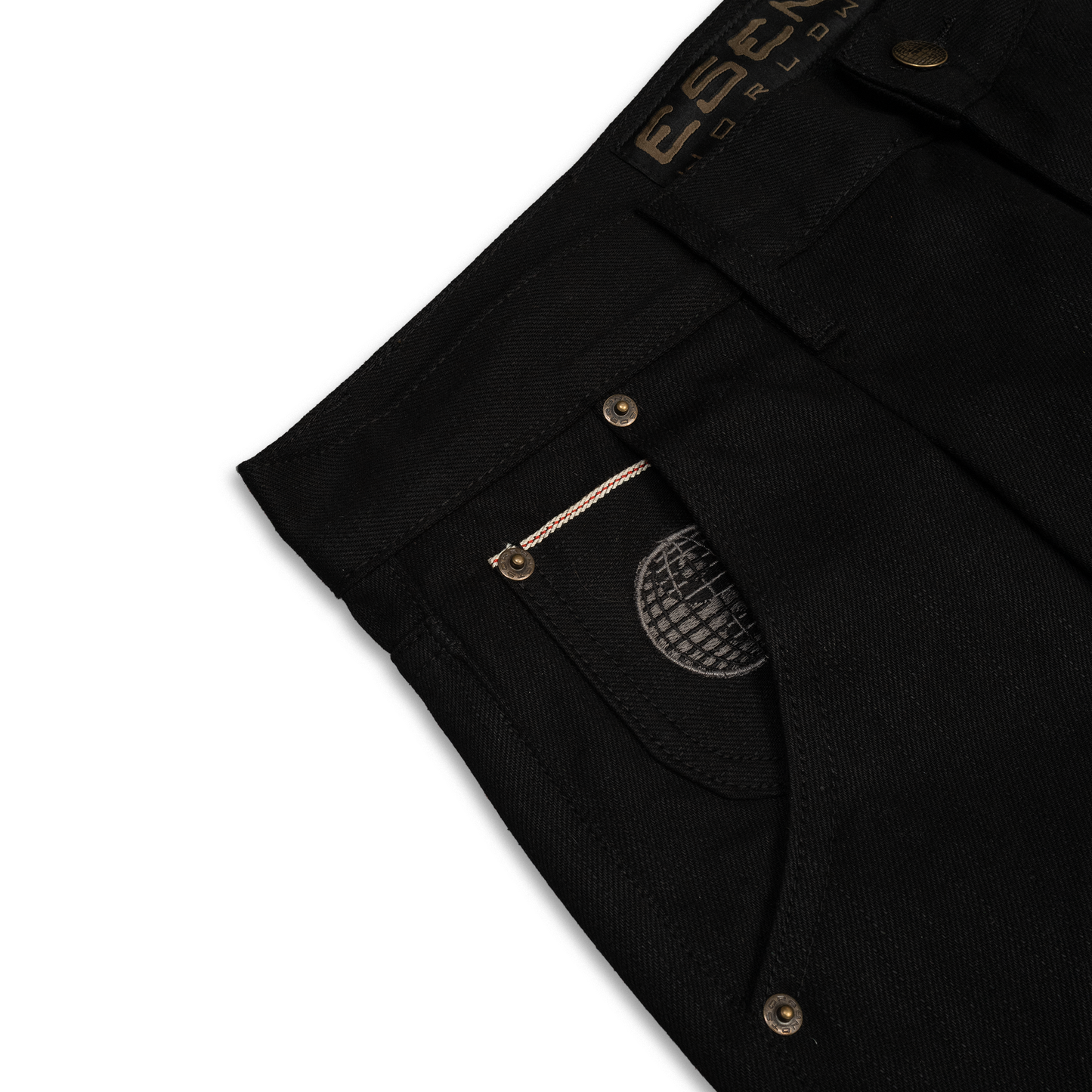 Denim Work Pants - Black