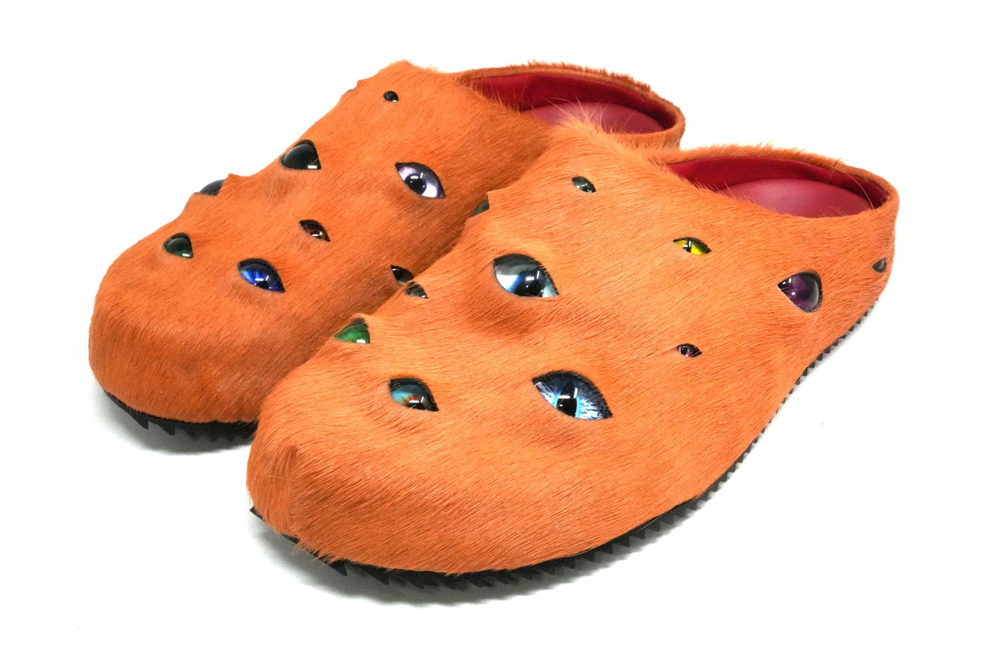 Eyeball Mules - Orange