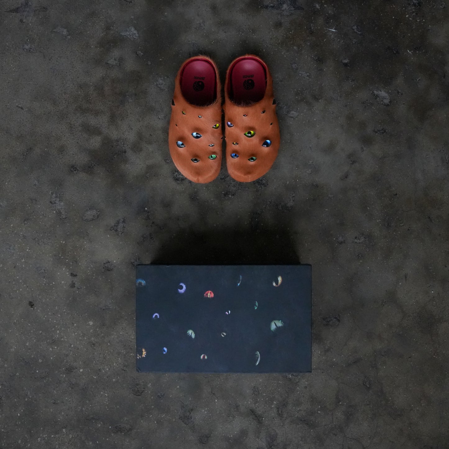 Eyeball Mules - Orange