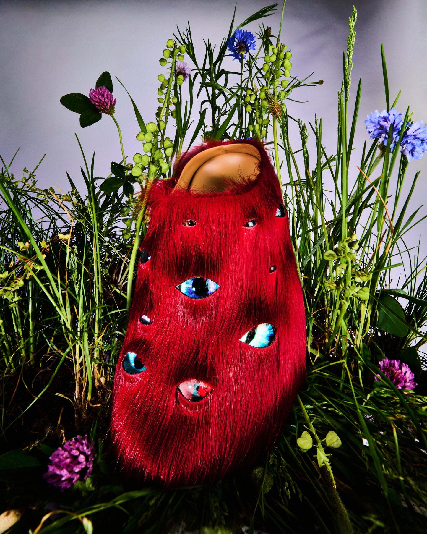 Eyeball Mules - Red