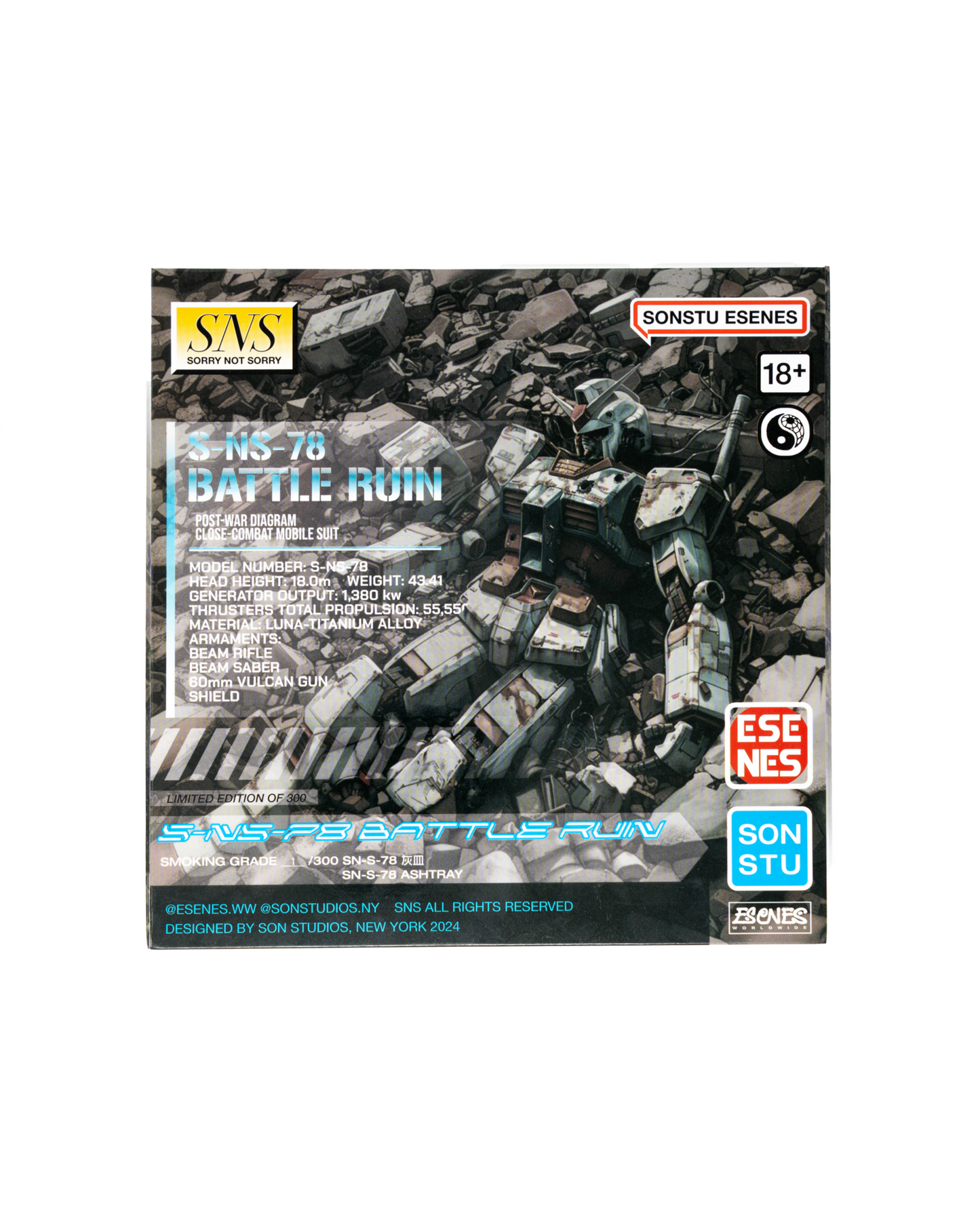 Battle Ruin Gunpla Ashtray