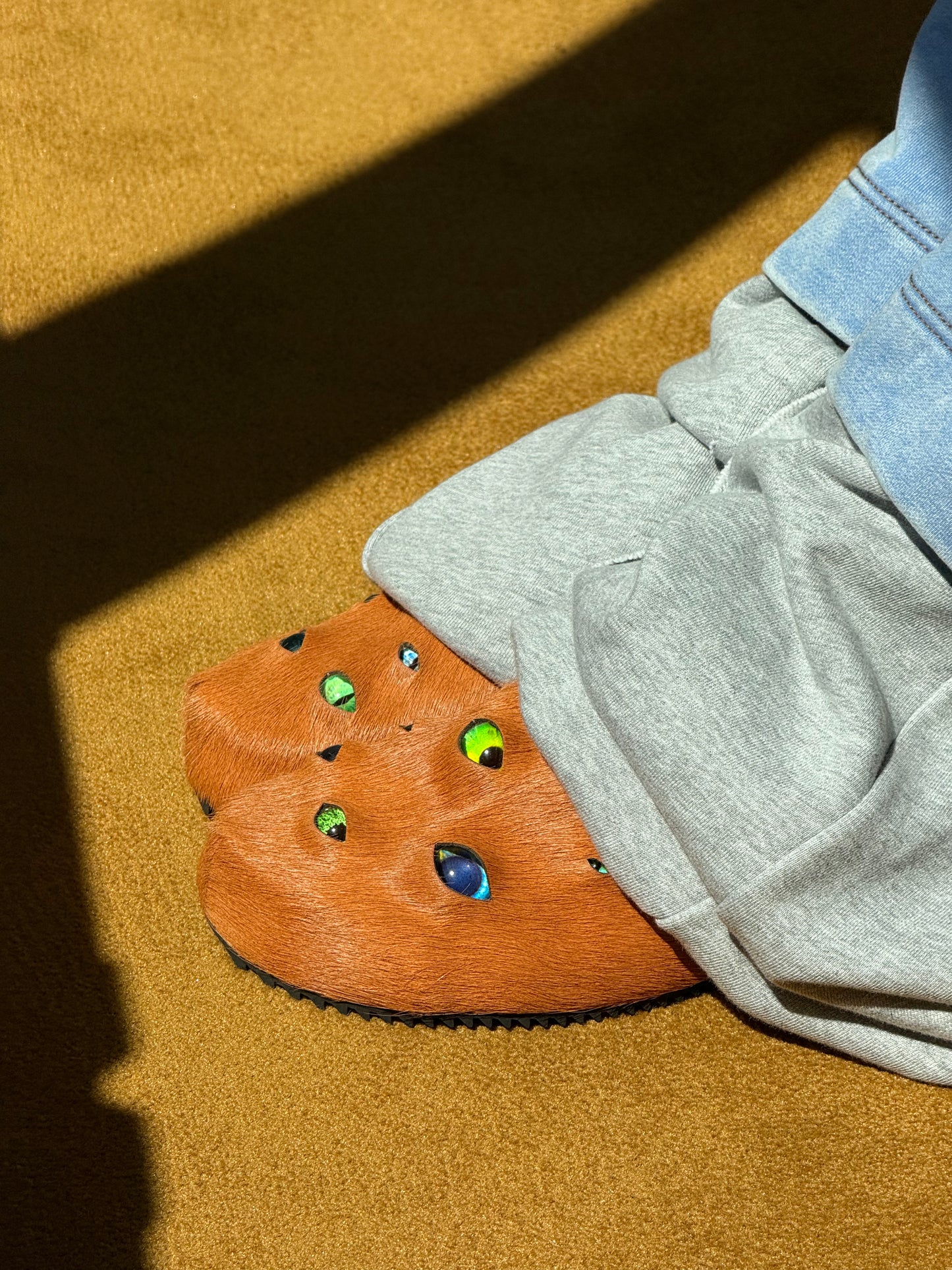 Eyeball Mules - Orange