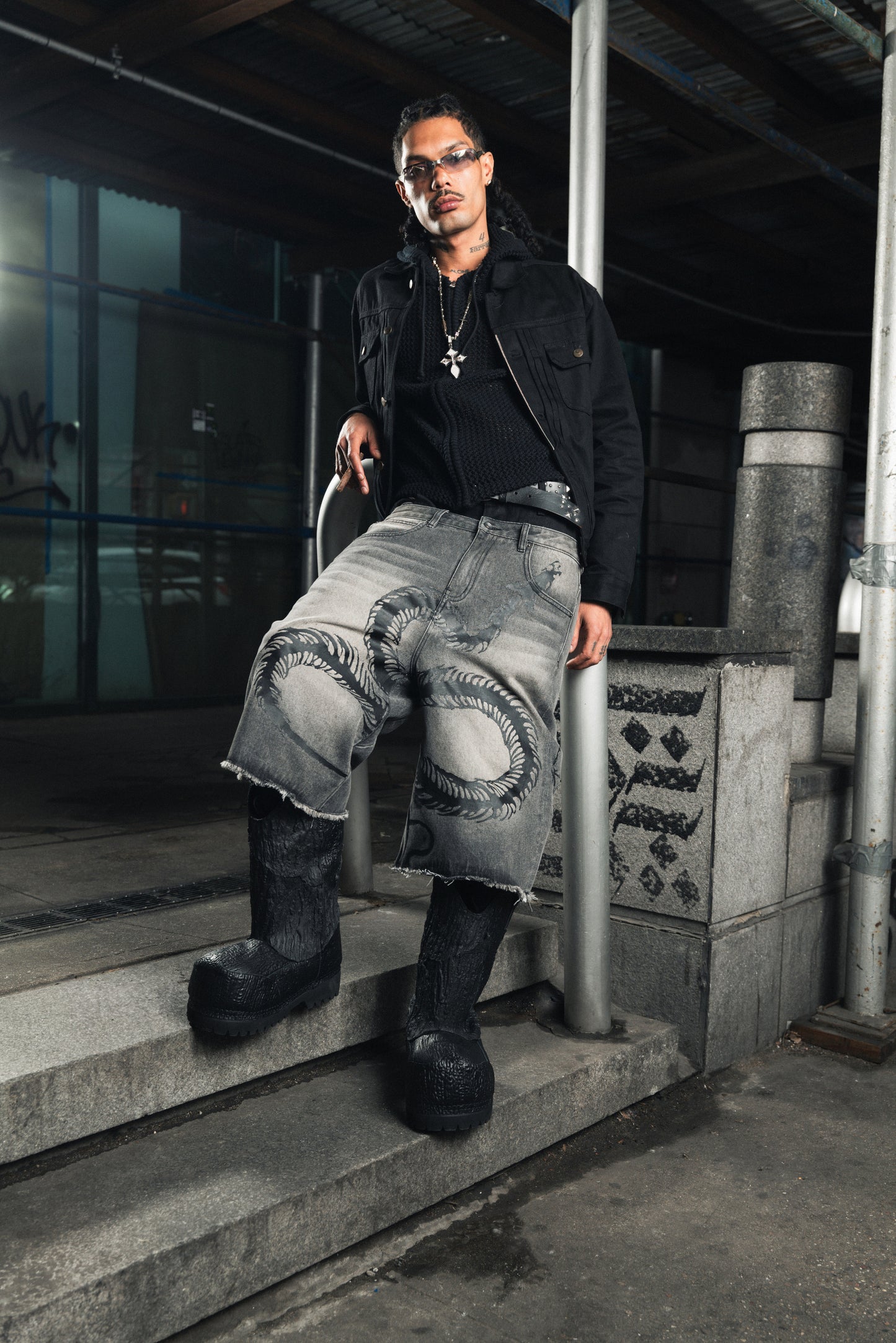 Darwin Denim Shorts - Washed Black