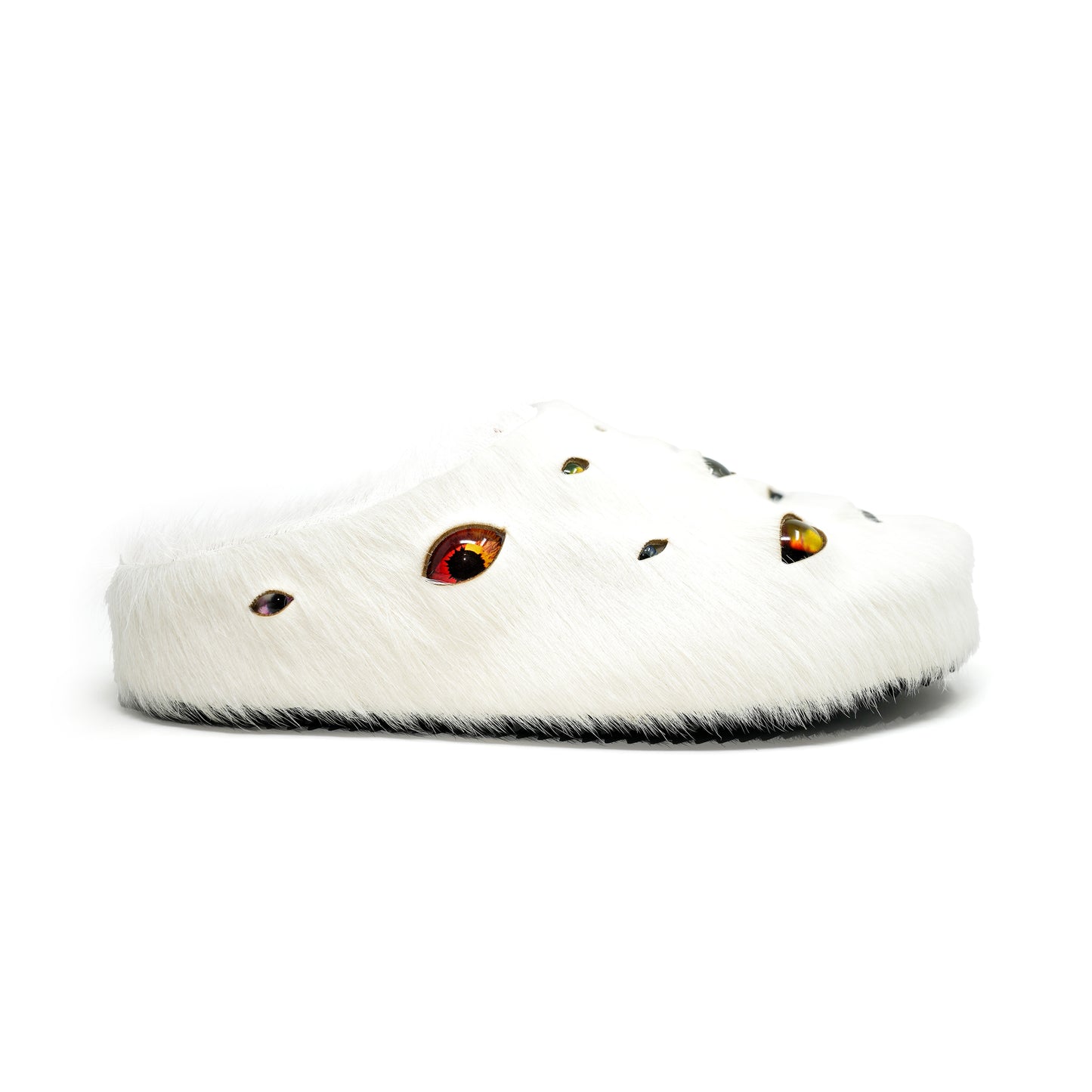 Eyeball Mules - White