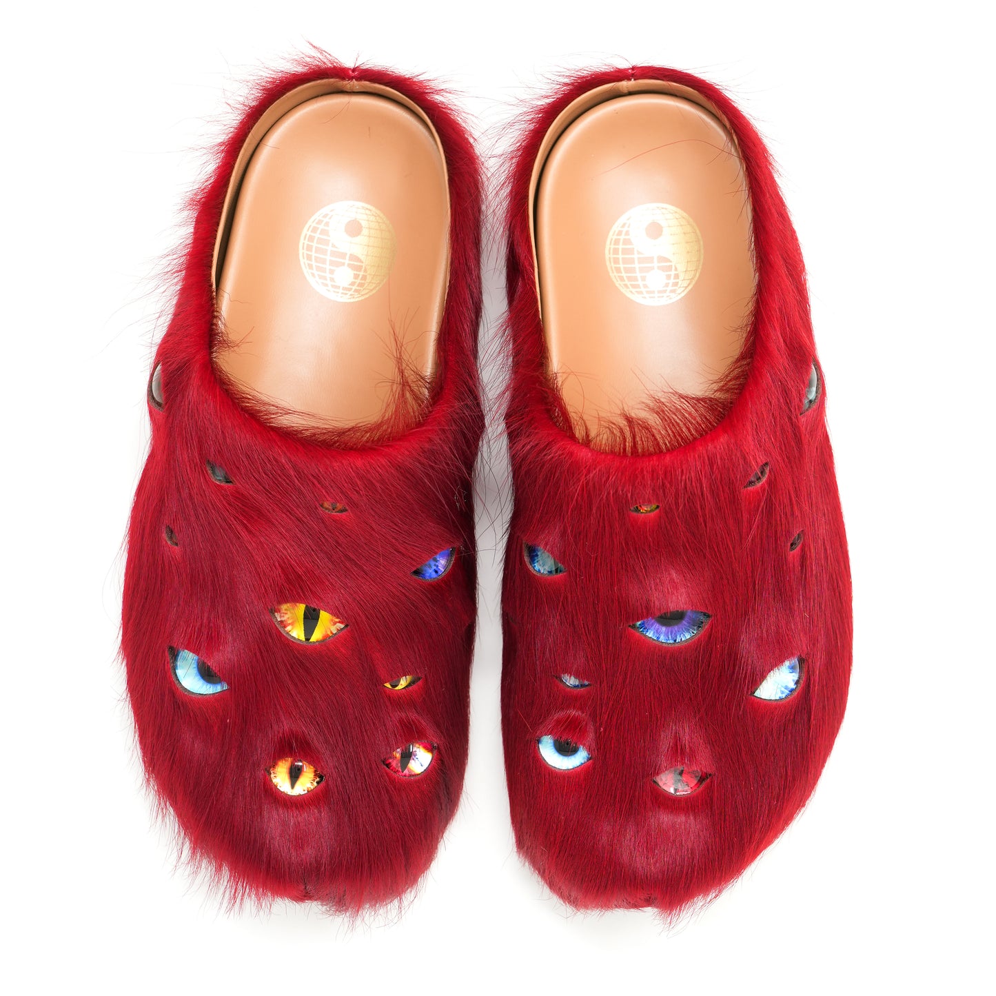 Eyeball Mules - Red
