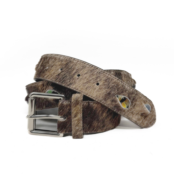 Eyeball Belt - Brindle Print