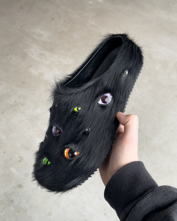 Eyeball Mules - Black