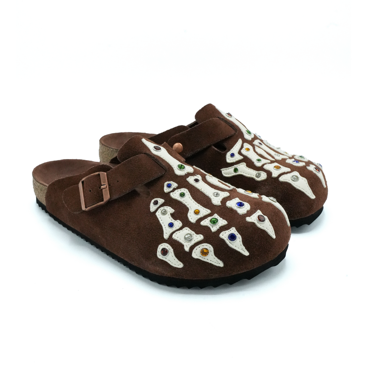 Bad Bone Clogs - Brown