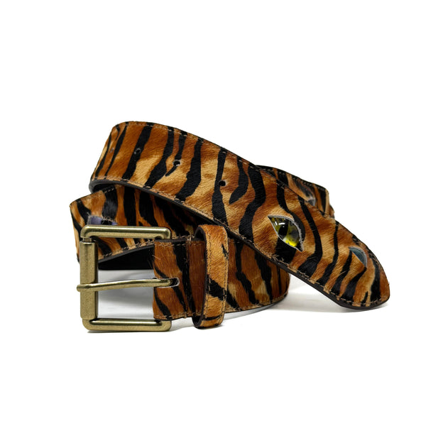 Eyeball Belt - Tiger Print