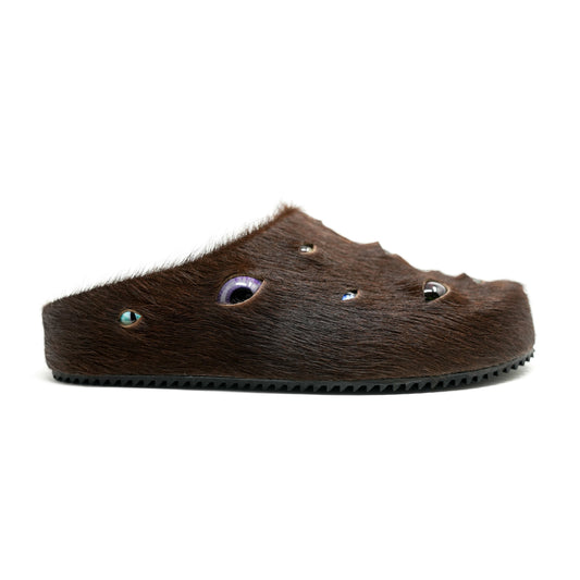 Eyeball Mules - Brown