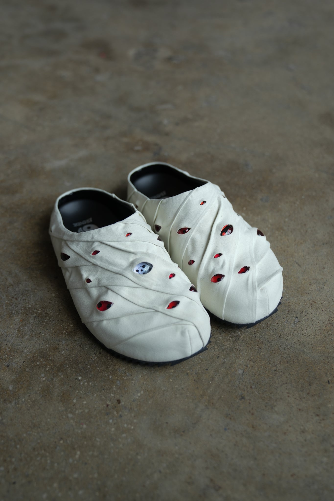 Eyeball Mules - White Danzo *Limited Edition*