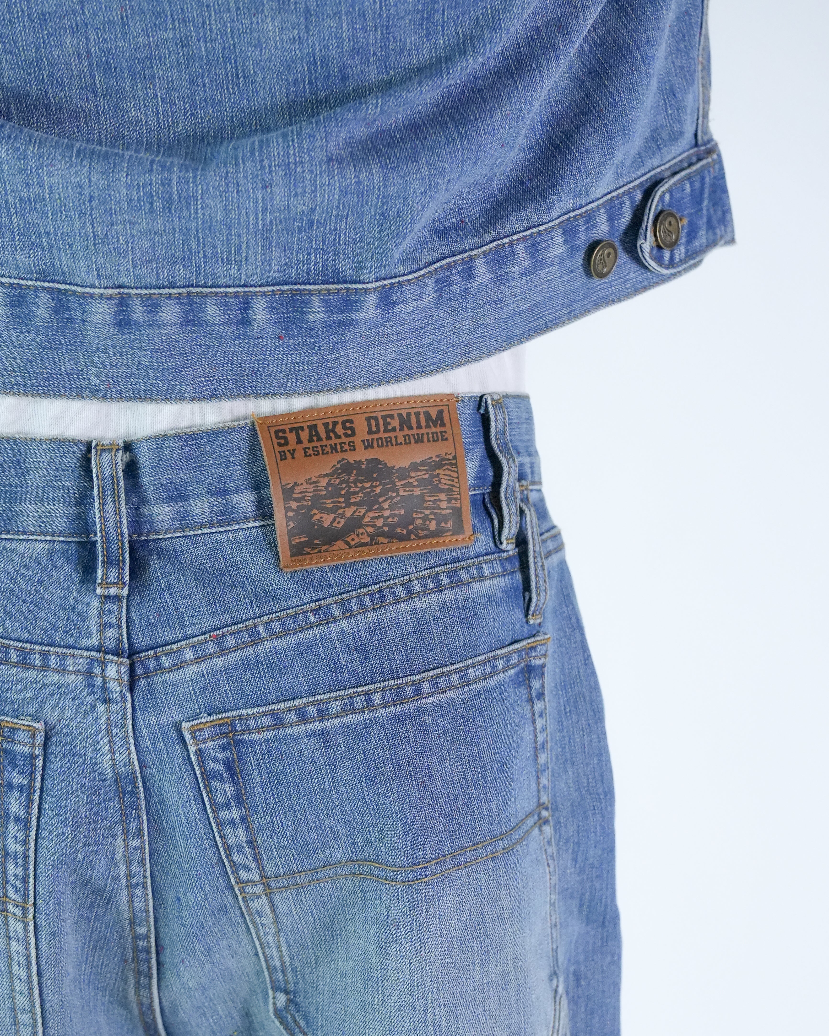 Denim Work Pant - Washed Blue – ESENES WORLDWIDE