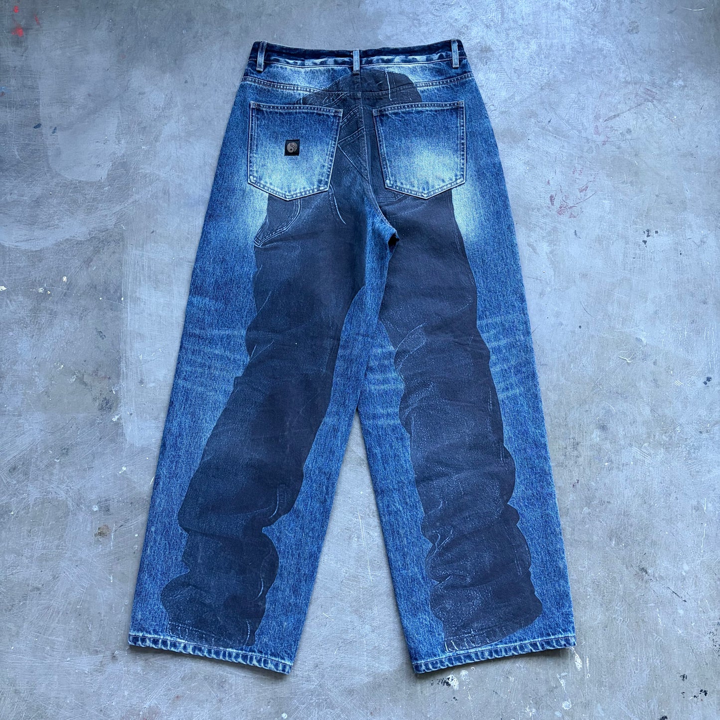 Sample: Hedi Slim Baggy Denim Work Pants