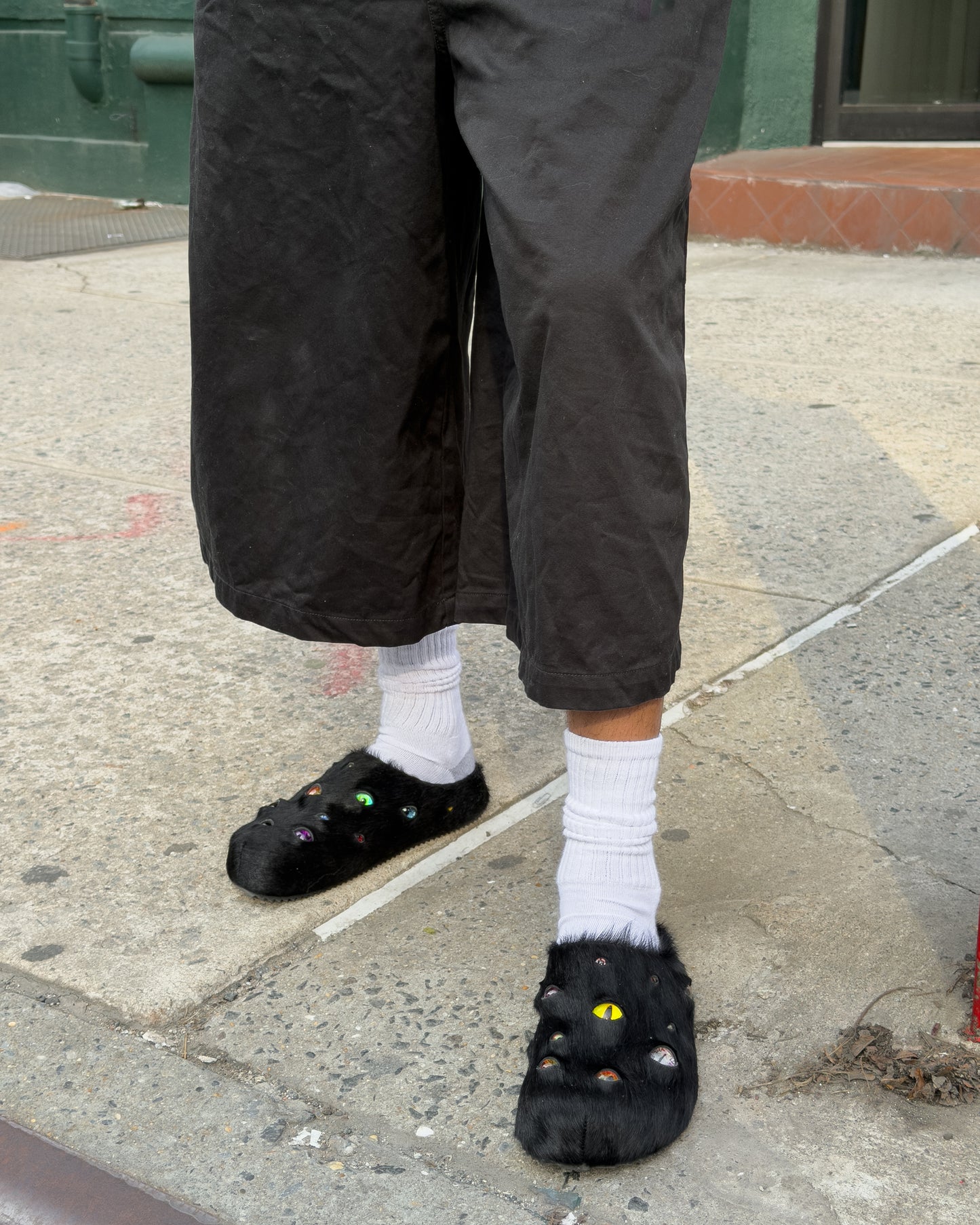 Eyeball Mules - Black