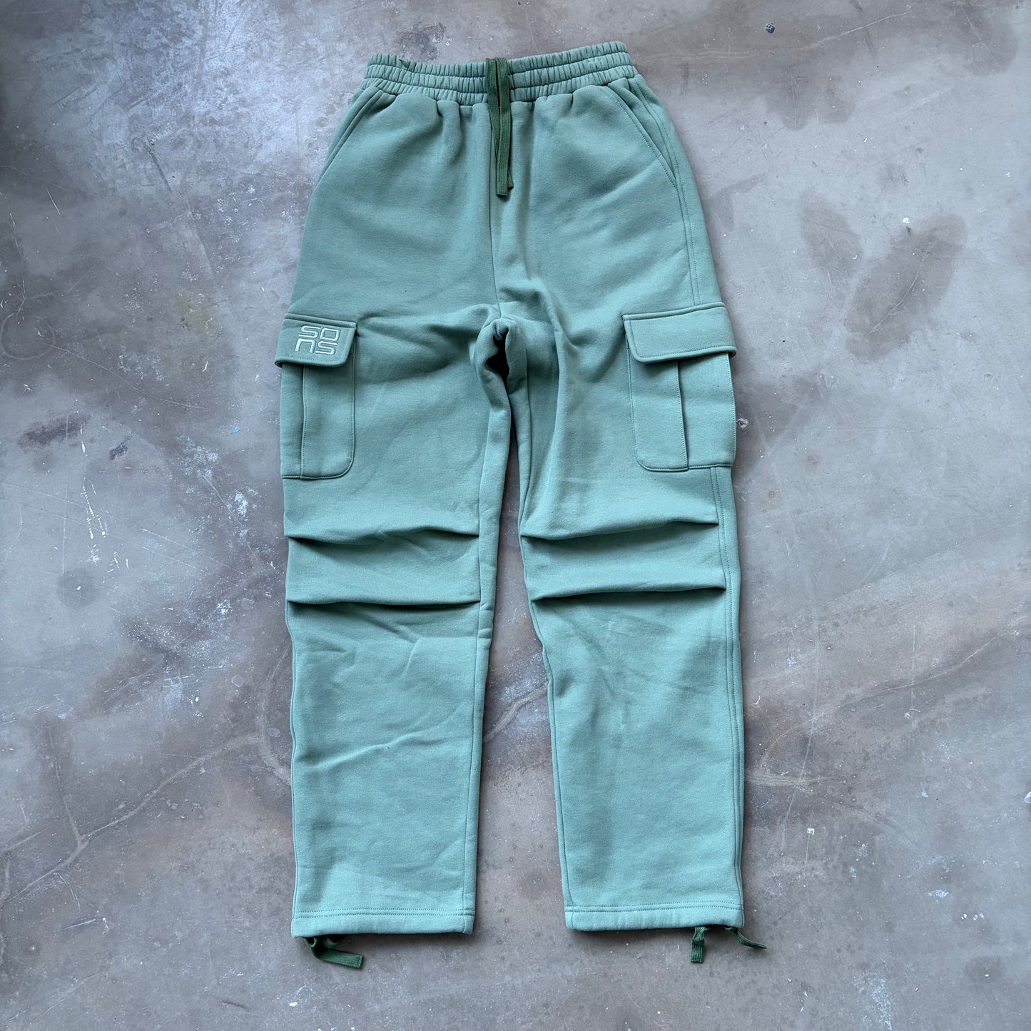 Sample: Green Cargo Sweats