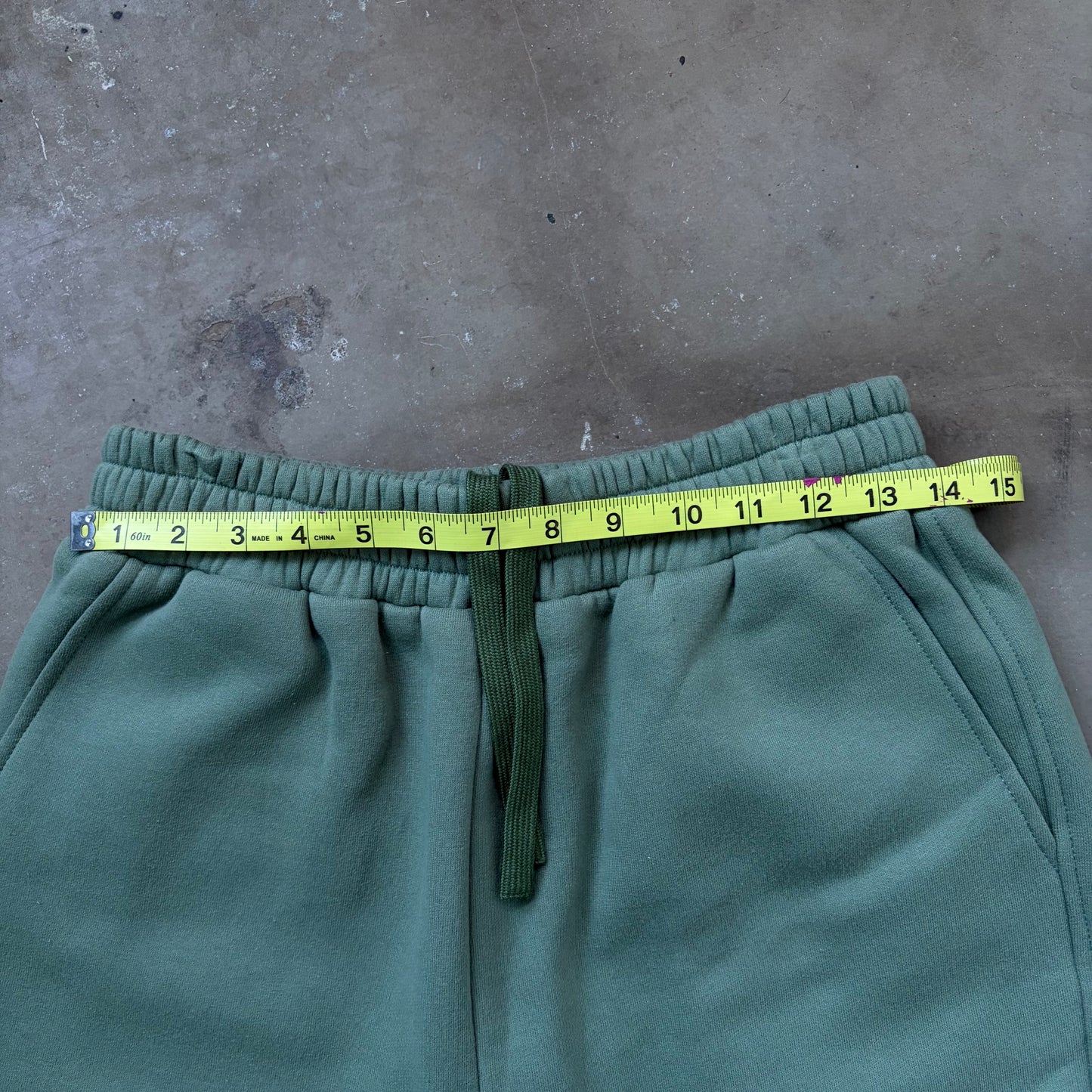 Sample: Green Cargo Sweats