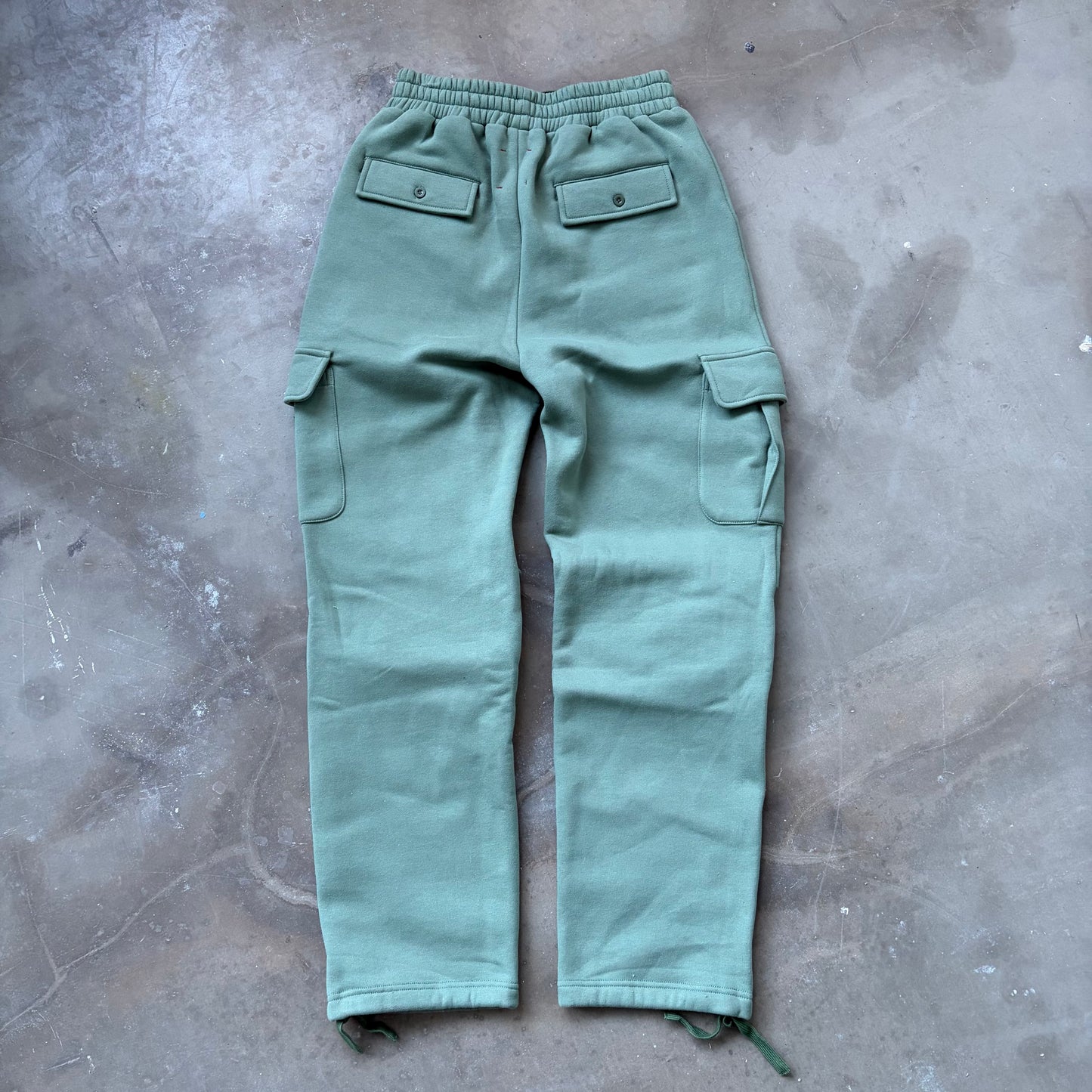 Sample: Green Cargo Sweats