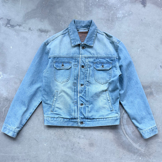 Sample: Washed Denim Jacket with Script