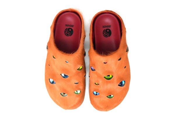 Eyeball Mules - Orange