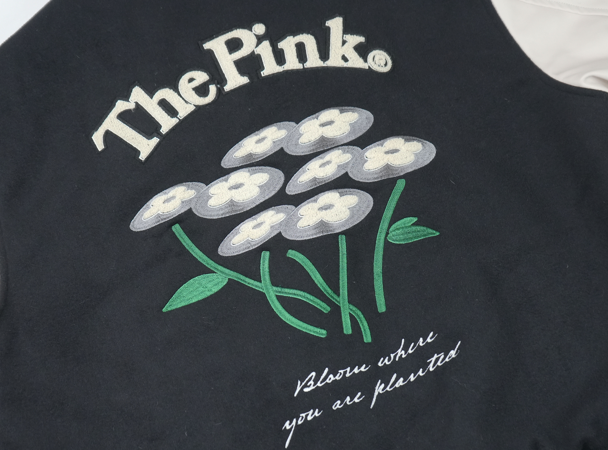 Styling Vandy the Pink Varsity Jacket(CPFM, Jil Sander, and vtg leather  pants) 