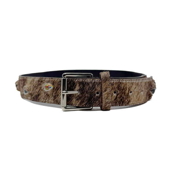 Eyeball Belt - Brindle Print