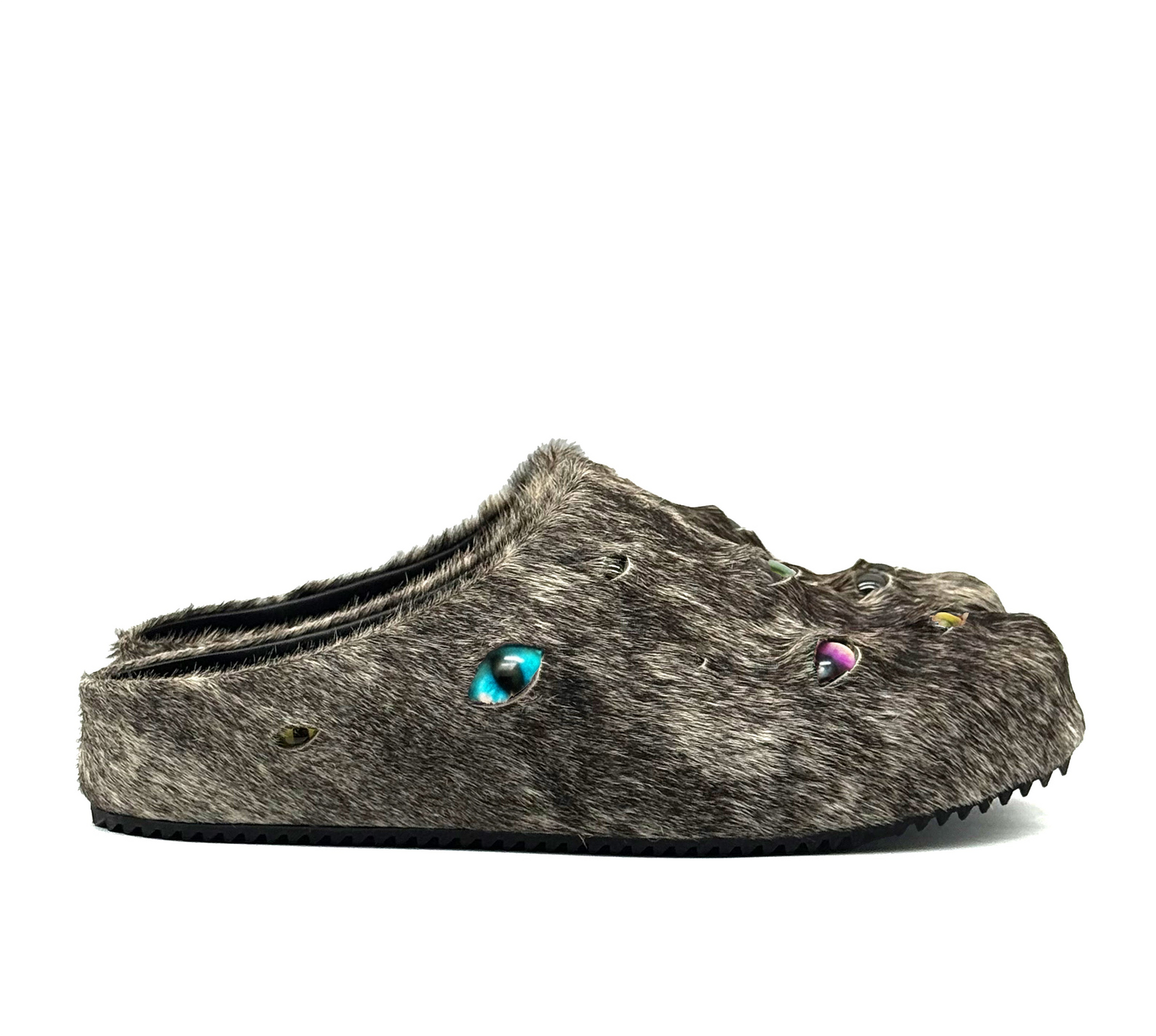 Eyeball Mules - Brindle – ESENES WORLDWIDE Eyeball Mules - Brindle – ESENES WORLDWIDE