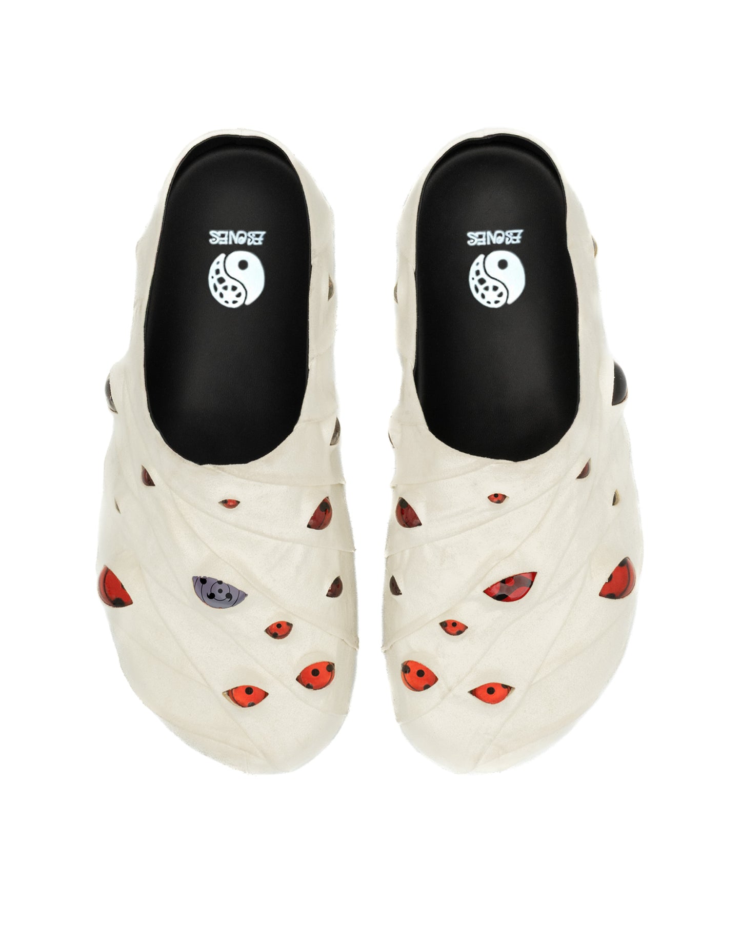 Eyeball Mules - White Danzo *Limited Edition*