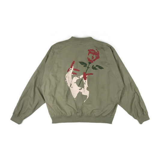 Nail Salon Embroidered Cardigan Jacket