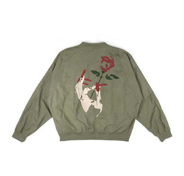 Nail Salon Embroidered Cardigan Jacket