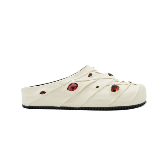 Eyeball Mules - White Danzo *Limited Edition*