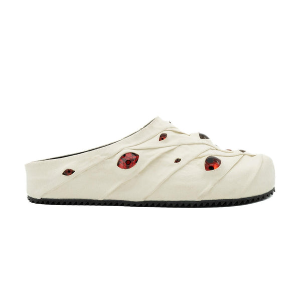 Eyeball Mules - White Danzo *Limited Edition*