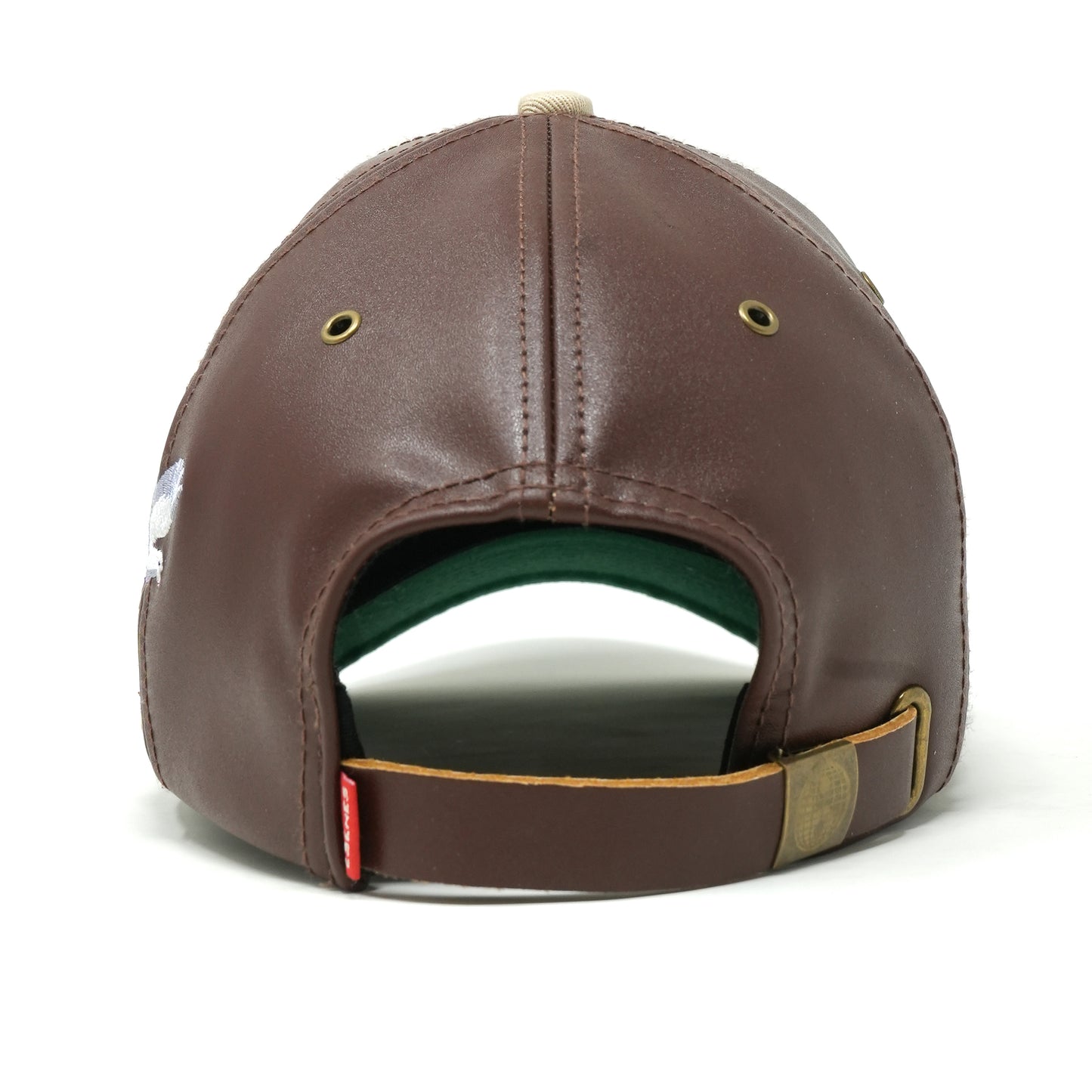 World Peace Hat - Brown Leather