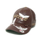 World Peace Hat - Brown Leather