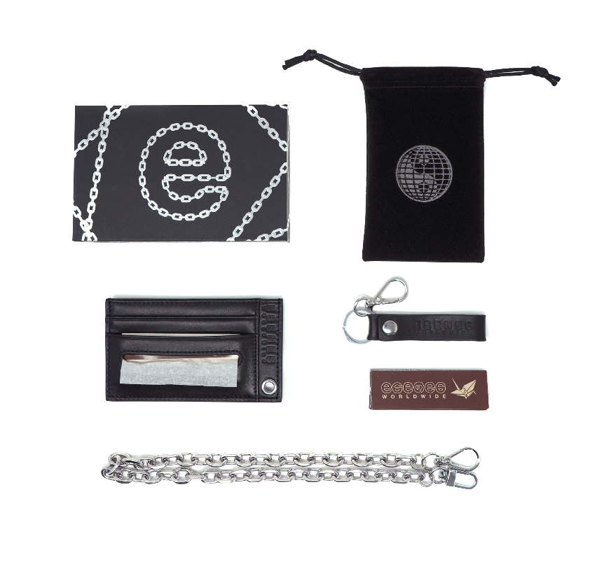 Cardholder Chain Wallet & Blot Paper Dispenser