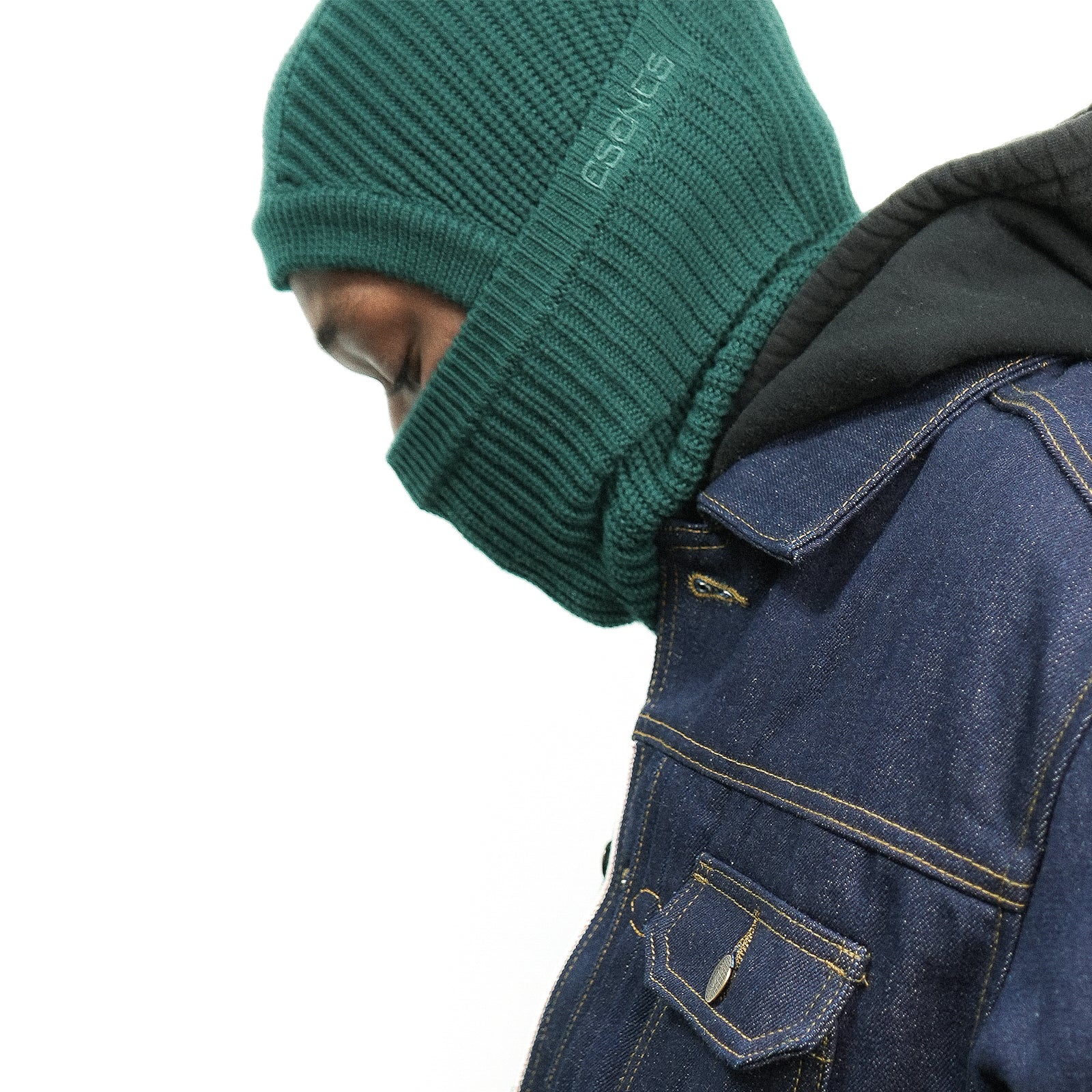 Knitted Balaclava Shiesty Green ESENES WORLDWIDE