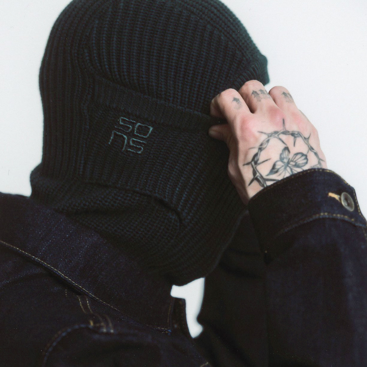 Knitted Balaclava Shiesty Green ESENES WORLDWIDE